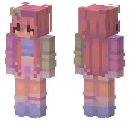 Recess Girl Minecraft skin