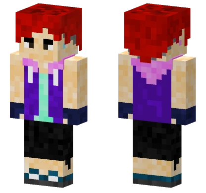 Red Minecraft skin
