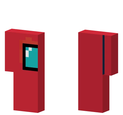 Red Among Us Minecraft skin