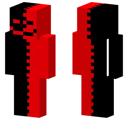 Red And Black Demon Minecraft skin