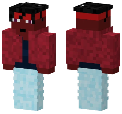 Red And Black Mage Minecraft skin