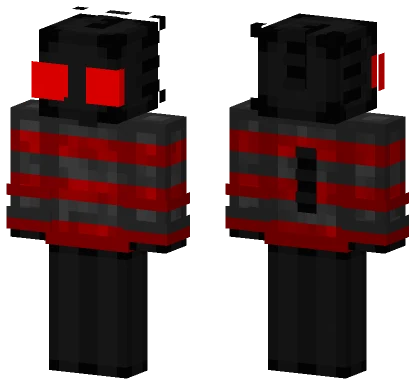 Red And Black Monster Minecraft skin