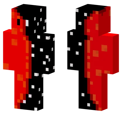 Red And Black Monster Minecraft skin