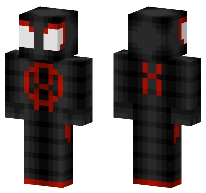 Red And Black Monster Minecraft skin