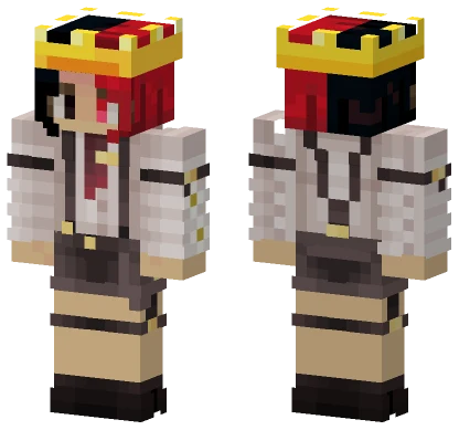 Red And Black Outfit Minecraft skin