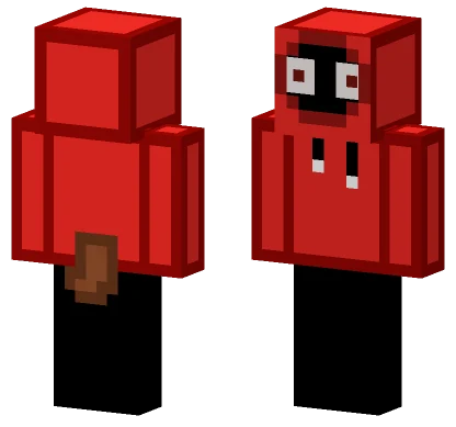 Red and Black Robot Minecraft skin