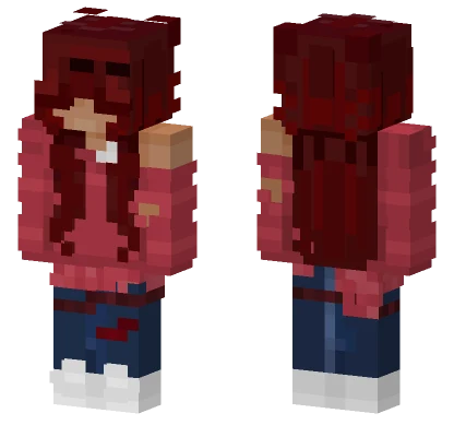 Red And Blue Outfit Minecraft skin