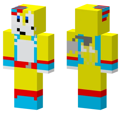 Red And Blue Sails Minecraft skin