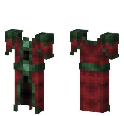 Red And Green Mage Minecraft skin