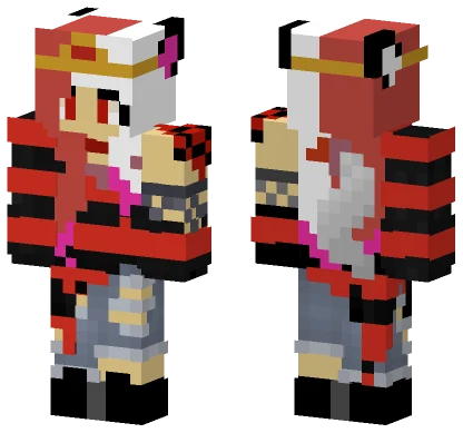 Red And White Outfit Minecraft skin