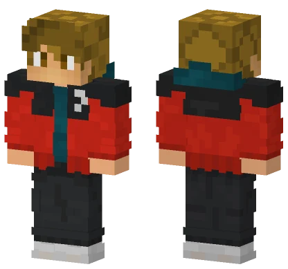 Red And White Outfit Minecraft skin