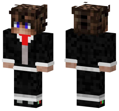 Red and White Uniform Minecraft skin