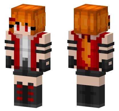Red Another Version Minecraft skin