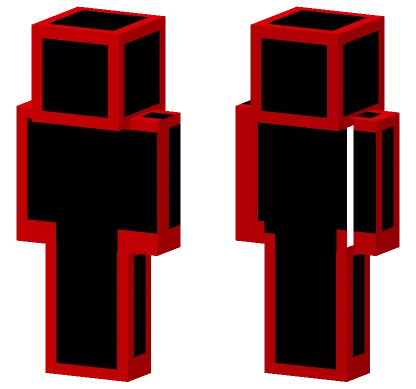 Red Aura Glow Minecraft skin