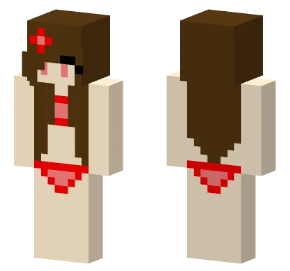 Red Bathing Suit Minecraft skin