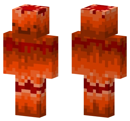 Red Being Infected by Resin Minecraft skin