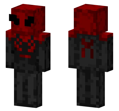 Red Black Spider-Man Suit Minecraft skin