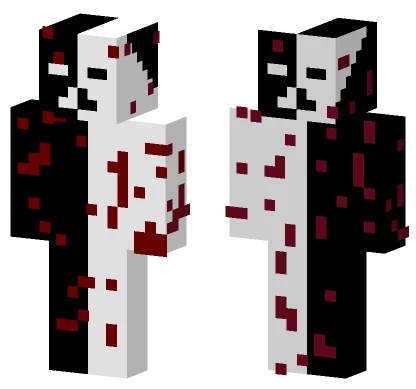 Red Blood Splatter Minecraft skin
