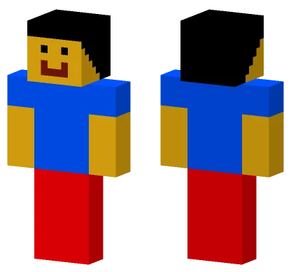 Red Blue Jumpsuit Minecraft skin