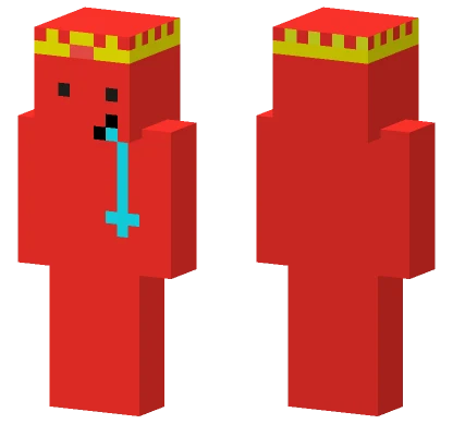 Red Brick Knight Minecraft skin