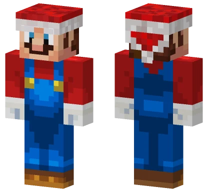 Red Cap Plumber Minecraft skin