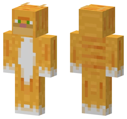 Red Cat Minecraft skin
