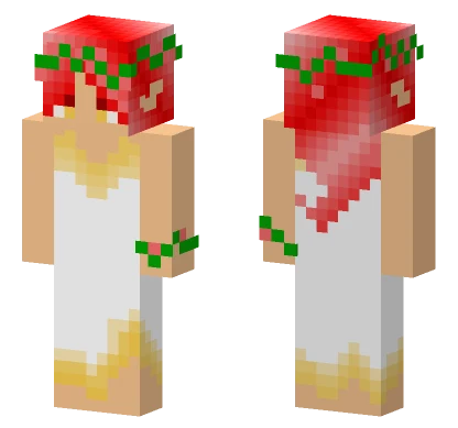 Red Christmas Outfit Minecraft skin
