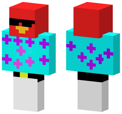 Red Cluster Minecraft skin