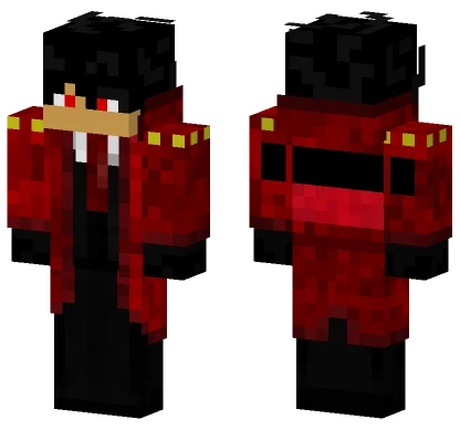 Red Coat Dragon Minecraft skin