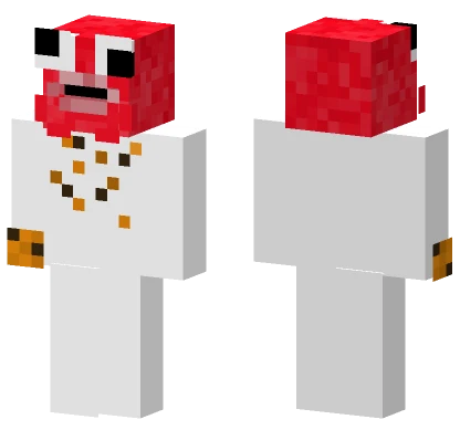 Red Cookiemonster Plush Minecraft skin