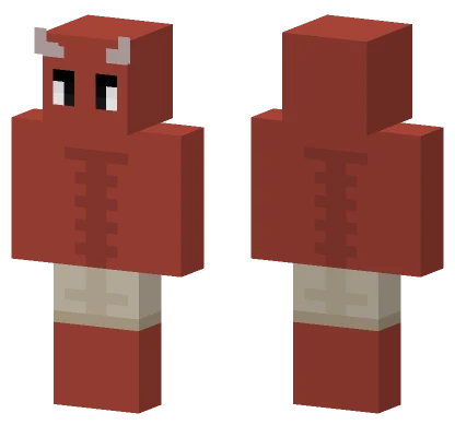 Red Creature Minecraft skin