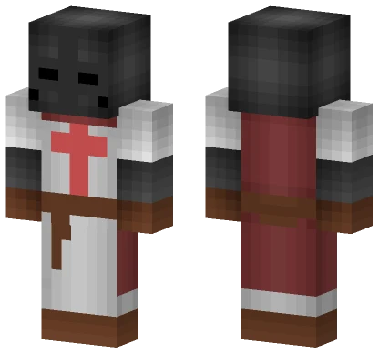 Red Crusader Minecraft skin