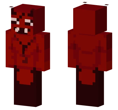 Red Demon Loki Minecraft skin