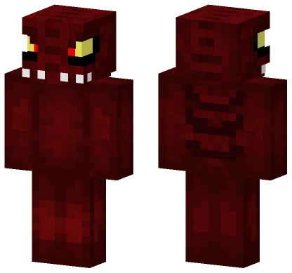 Red Dragon Monster Minecraft skin