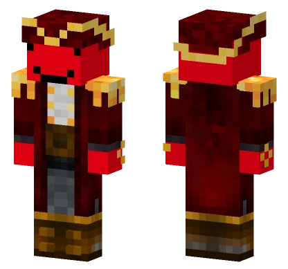 Red Dragon Warrior Minecraft skin