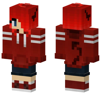 Red Edit Minecraft skin