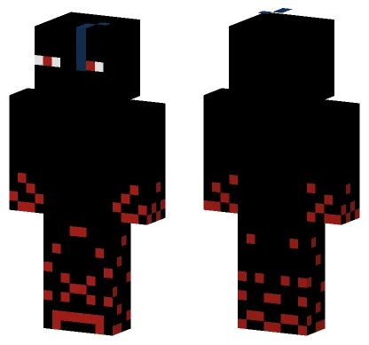 Red Enderman Minecraft skin