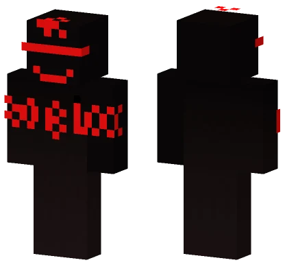 Red Eyed Figure Minecraft skin