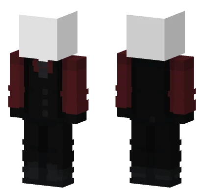 Red Eyed Figure Minecraft skin