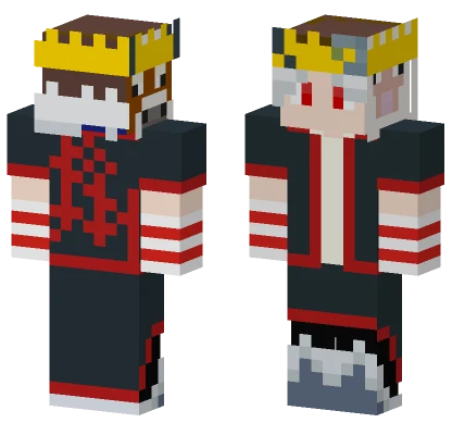Red Eyed Knight Minecraft skin
