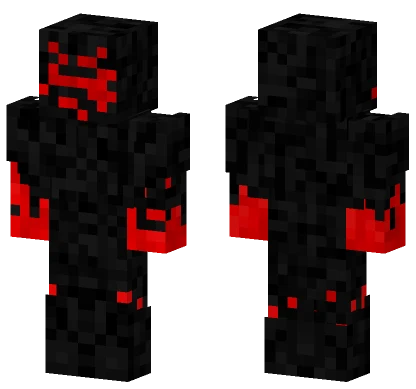 Red Eyed Monster Minecraft skin