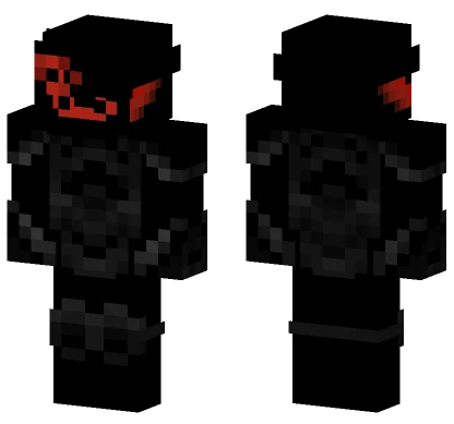 Red Eyed Monster Minecraft skin