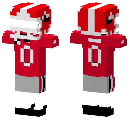 Red Face Mask Minecraft skin