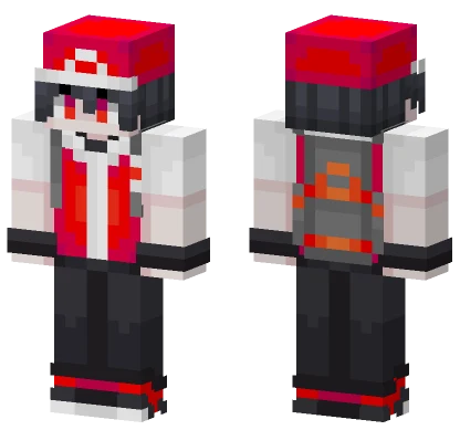 Red From Pokemon Frlg Recolored Minecraft skin