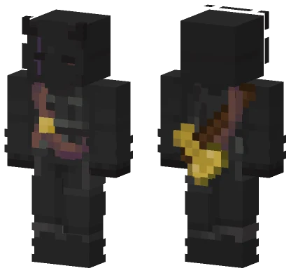 Red Ghost Hunter Minecraft skin