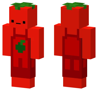 Red Gift Person Minecraft skin