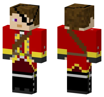 British Ranker Uniform Minecraft skin