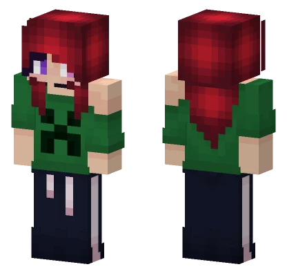 Red Hair Aug 6th Minecraft skin