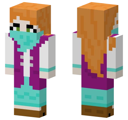 Red Hair Rogue Minecraft skin