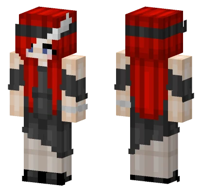Red Haired Girl Minecraft skin